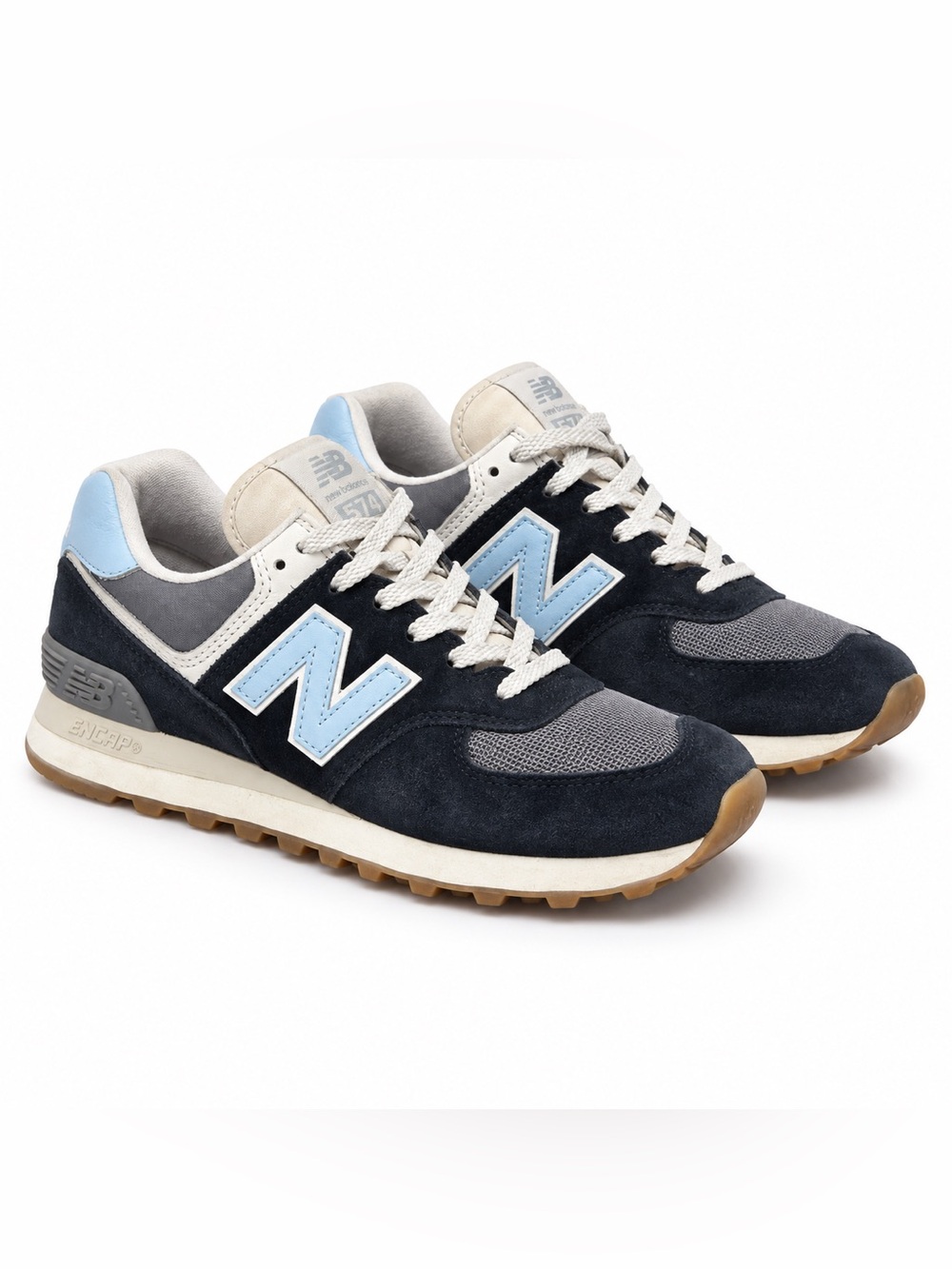 New Balance 574v2 Black/Ocean Haze Size 8.5B Women
